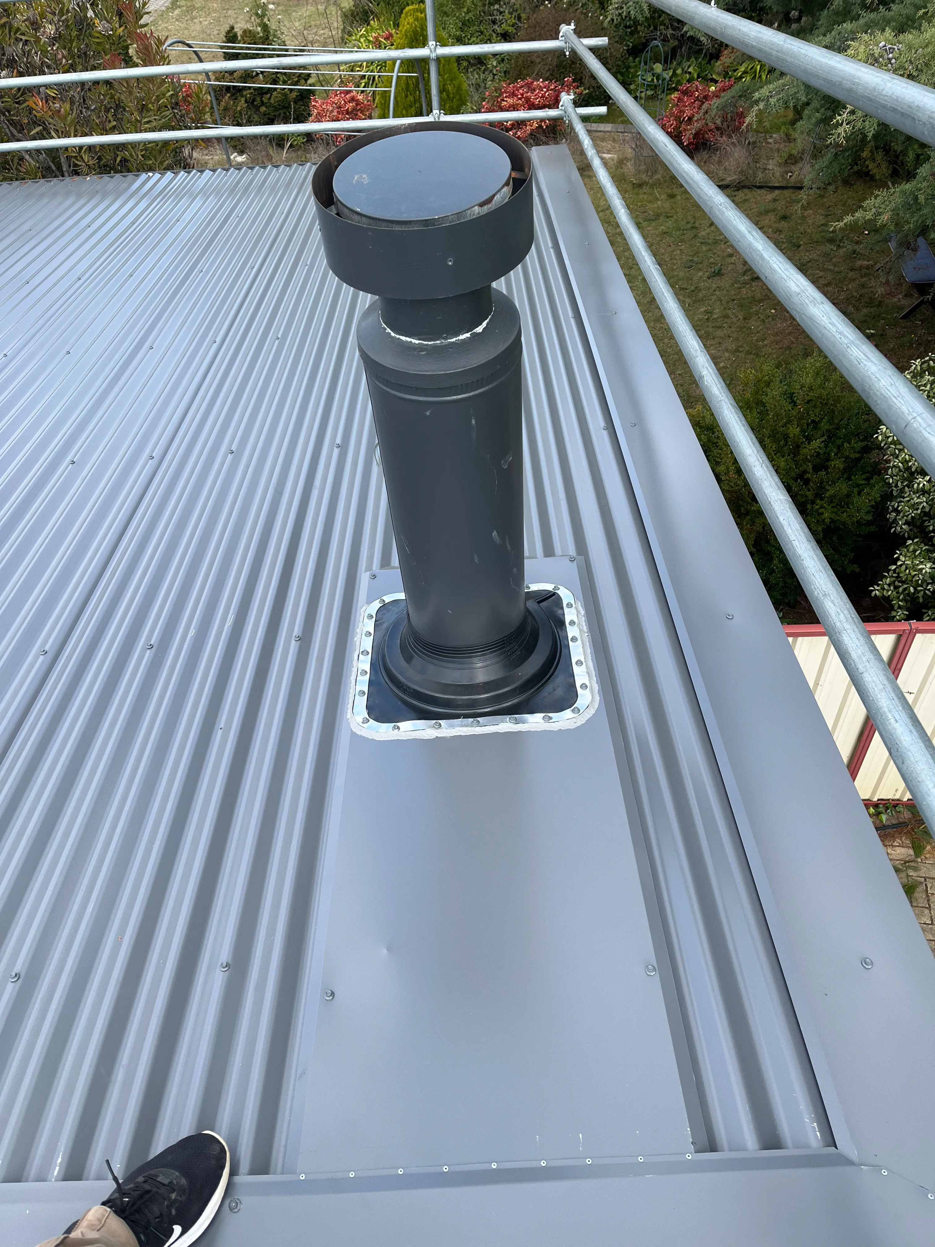 Metal Roofing project in Chifley, ACT by ShelterSafe - Hail left dents all over this Chifley roof. We gave it a complete makeover—new Colorbond Corrugated ... Trimdek roof installation Chifley, ACT - completed project
