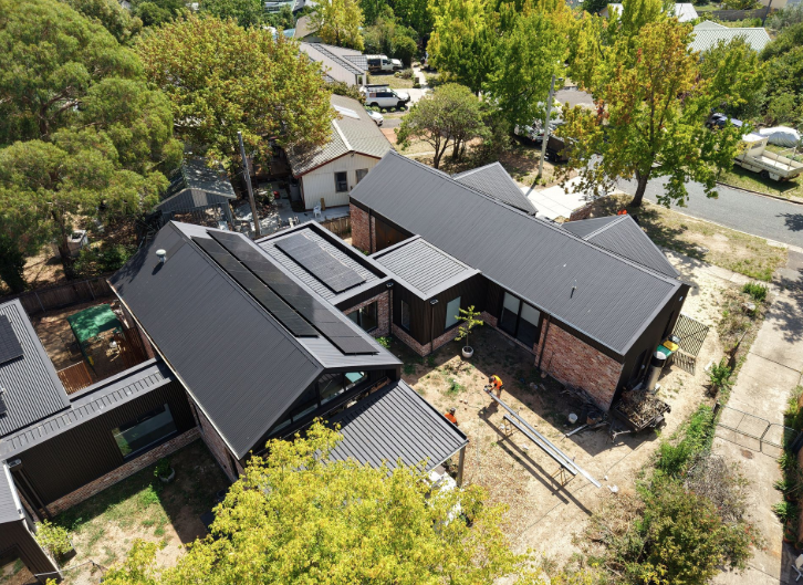 Metal Roofing project in Dickson, ACT by ShelterSafe - This massive 600m² new build in Dickson needed one continuous roofing system across three connected ... Metal roofing project Dickson, ACT - high quality finish