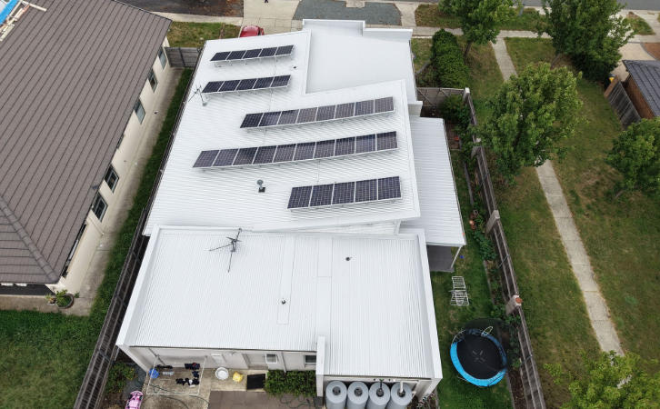 Metal Roofing project in Franklin, ACT by ShelterSafe - This Franklin home needed full metal roof replacement with custom flashings. We finished in one week... Trimdek roof installation Franklin, ACT - completed project