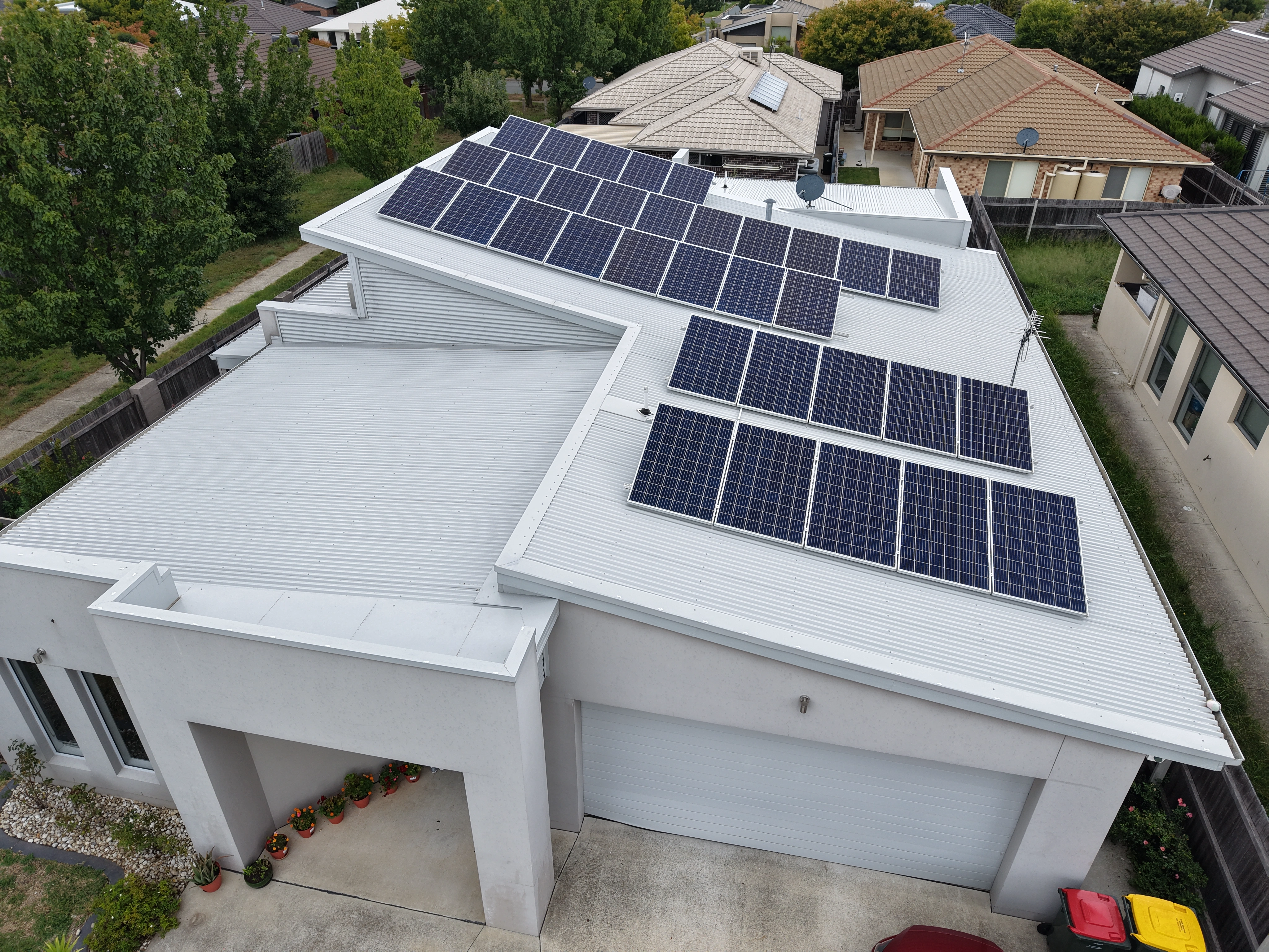 Metal Roofing project in Franklin, ACT by ShelterSafe - This Franklin home needed full metal roof replacement with custom flashings. We finished in one week... Metal roofing project Franklin, ACT - high quality finish